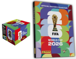 PANINI Box mit 100 Tüten + Hardcover Album, FIFA WM 2026